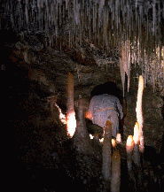 cave with helictites